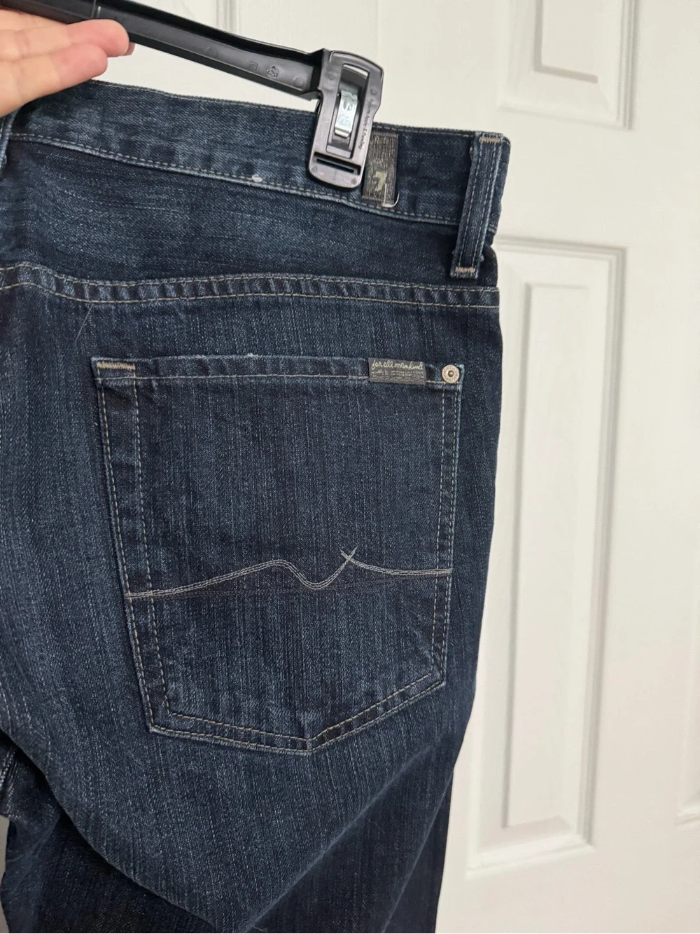 7 for all mankind Austyn men’s size 33 dark wash straight leg Jeans